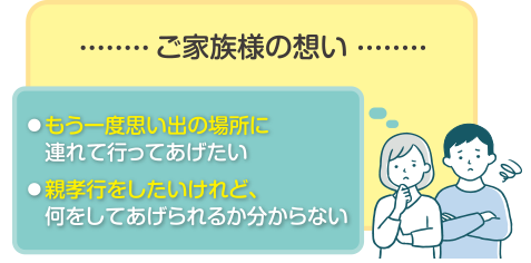 ご家族様の想い